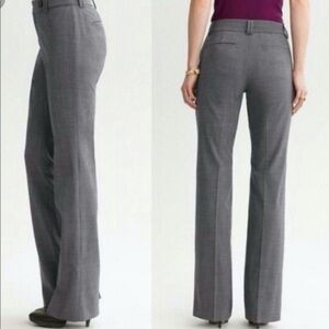 Banana Republic Jackson Fit Grey Flare Trouser Pant